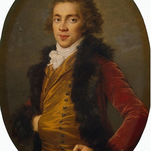 Élisabeth Louise Vigée Le Brun. Portrait of Baron Grigory Stroganov (1770-1857)