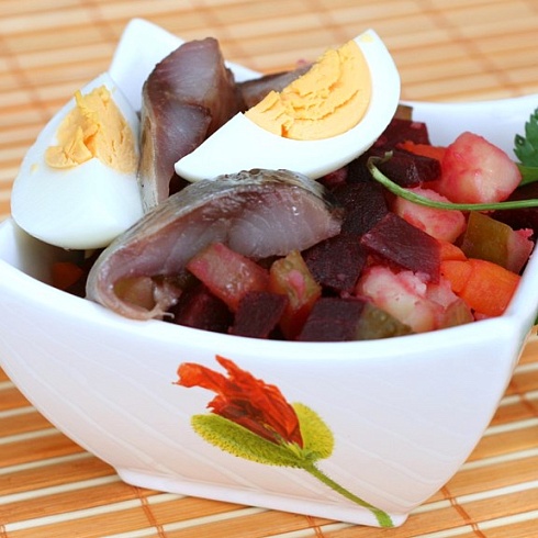 Русская селёдка под французским соусом