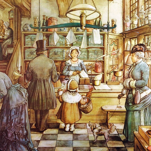 Anton Pieck (1895-1986). Булочная