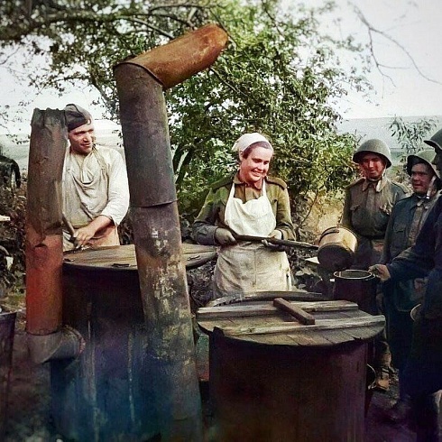 Фронтовые кухни Великой Отечественной войны